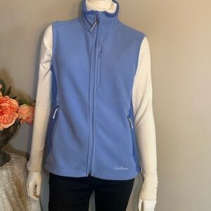 💙💜LL Bean mixed media fleece vest Small